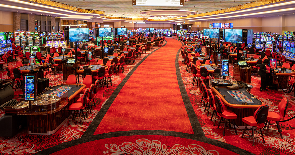 Casino floor at Le Sable d'Or